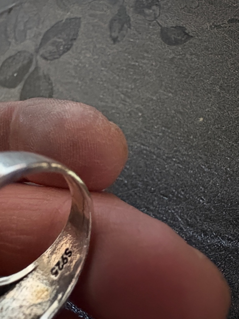 WOMEN'S MEN'S TURQUOISE .925 STERLING SILVER MOON STAR SIDE DESIGN SIZE 9 RING - Picture 7 of 12